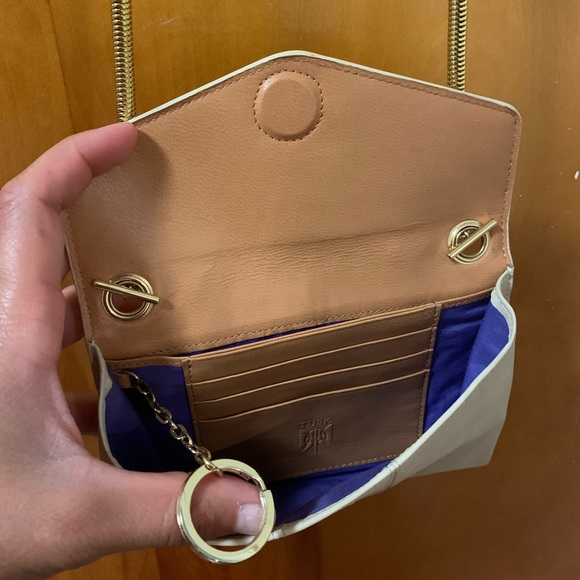 Designer TUSK Leather Micro Crossbody Purse - Picture 4 of 8